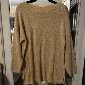 VINTAGE Gold Shimmer Sweater